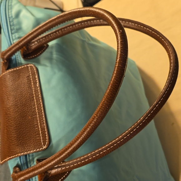 Longchamp Nylon Bag In Aqua Green - Picture 7 of 12